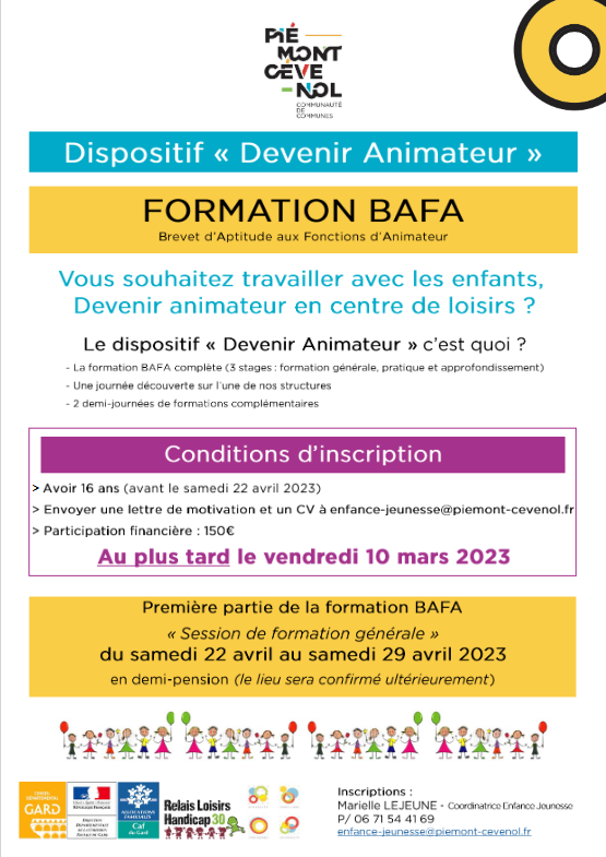 BAFA : Devenir Animateur - Ville De Quissac : Ville De Quissac